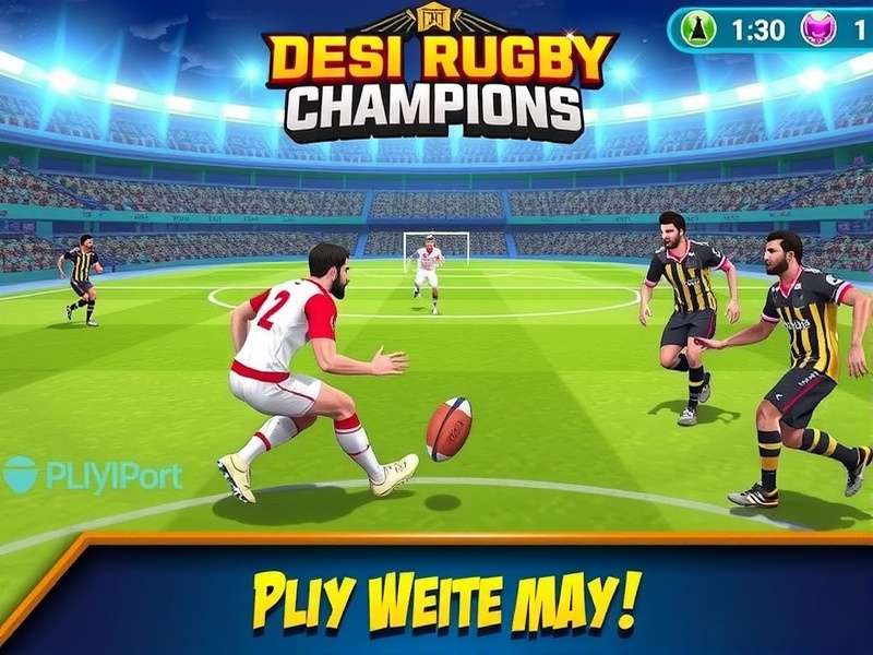 Desi Rugby Champions Game Screenshot